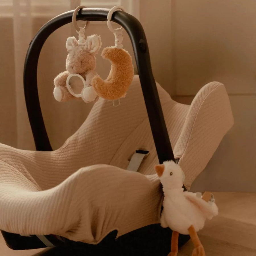 Little Dutch® Felfűzhető rezgő plüss játék (3db) - Newborn Naturals - Little Dutch - Babajátékok - OduStore