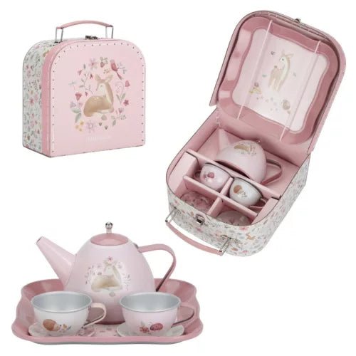 Little Dutch® Fém teáskészlet bőröndben - Little Dutch - Gyerekjátékok - OduStore