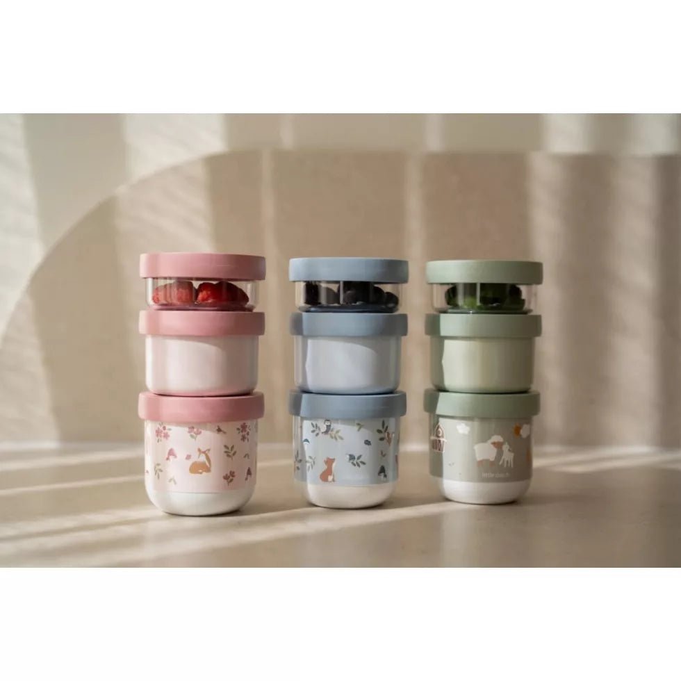 Little Dutch® Gyerek snack tál készlet - 3 db - os - Forest friends - Little Dutch - Étkészlet - OduStore