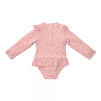 Little Dutch® Hosszú ujjú fürdőruha - Sunny Flowers Blush - Little Dutch - Nyári kellékek - OduStore