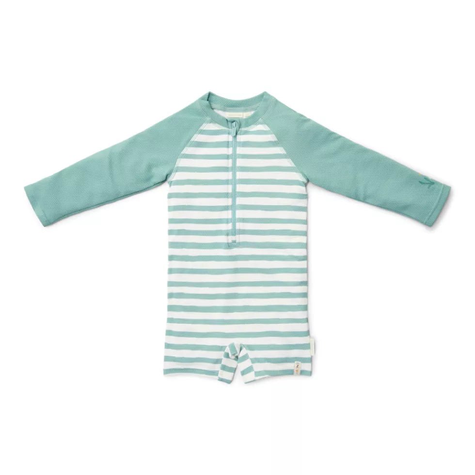 Little Dutch® Hosszú ujjú úszóoverál - Stripes Surf Blue - Little Dutch - Nyári kellékek - OduStore