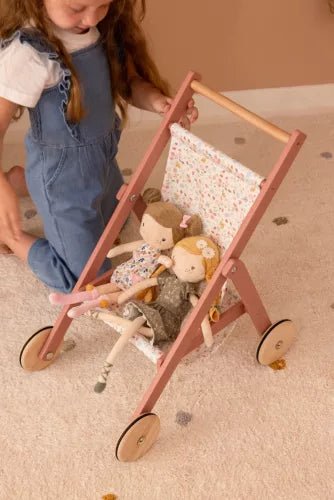 Little Dutch® Játék babakocsi - virágok&pillangók - Little Dutch - Gyerekjátékok - OduStore
