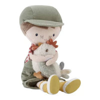 Little Dutch® Jim baba tyúkkal - Little Farm - 35 cm - Little Dutch - Gyerekjátékok - OduStore