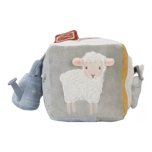 Little Dutch® Készségfejlesztő plüss kocka - Little Farm - Little Dutch - Készségfejlesztők - OduStore