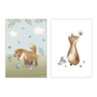 Little Dutch® Két oldalas poszter - Forest Friends - Little Dutch - Dekoráció - OduStore