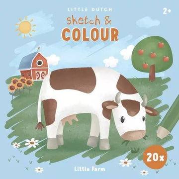 Little Dutch® Kifestő füzet - Little Farm - Little Dutch - Kreatív - OduStore