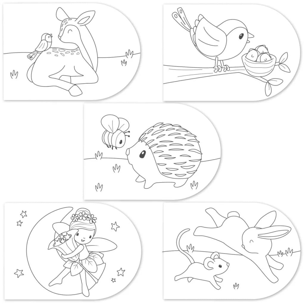 Little Dutch Kifestő könyv - Fairy Garden - Little Dutch - Kreatív