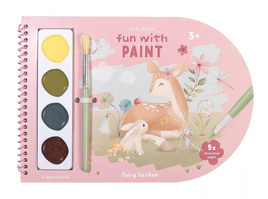 Little Dutch Kifestő könyv - Fairy Garden - Little Dutch - Kreatív