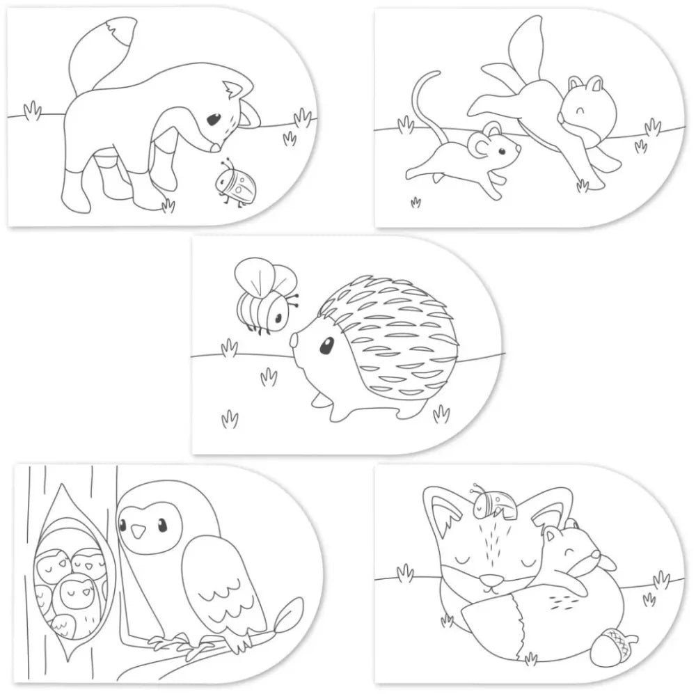 Little Dutch® Kifestő könyv - Forest Friends - Little Dutch - Kreatív - OduStore