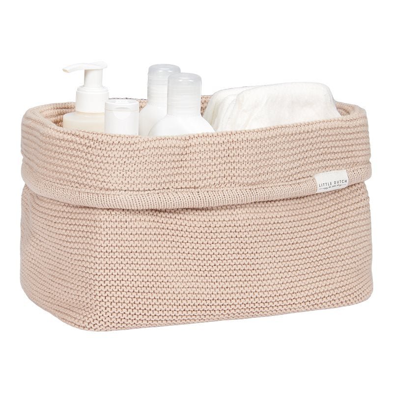 Little Dutch® Kötött tároló doboz - Beige - 25 x 15 cm - Little Dutch - Textil - OduStore