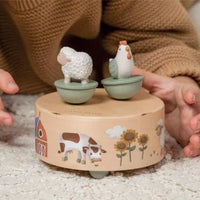 Little Dutch® Mozgó figurás zenedoboz - Little Farm - Little Dutch - Babajátékok - OduStore