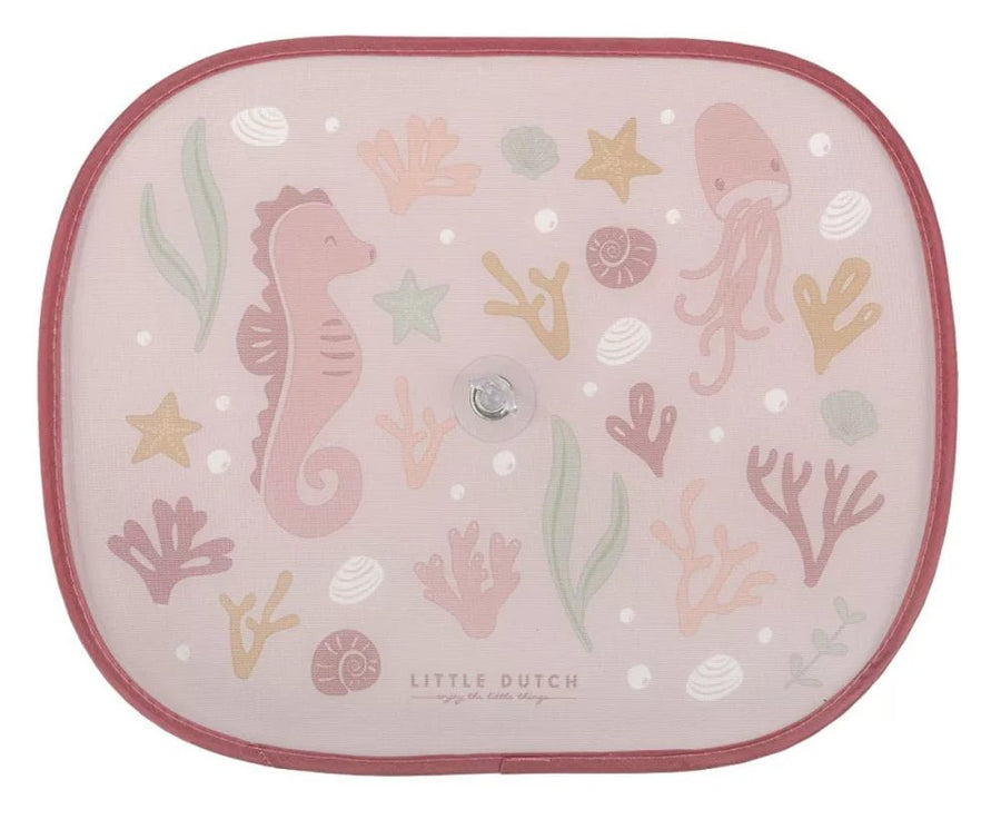 Little Dutch® Napellenző autóba - Ocean Dreams pink (2 db) - Little Dutch - Nyári kellékek - OduStore