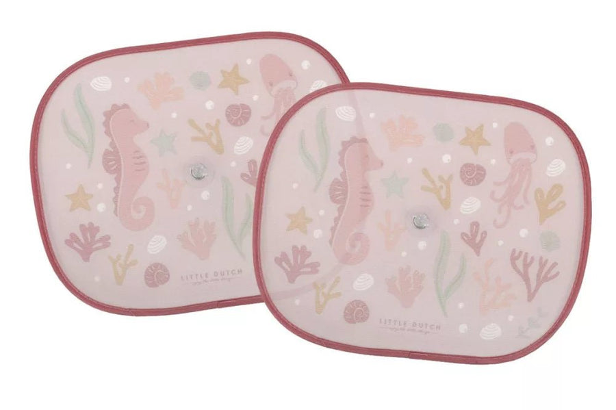 Little Dutch® Napellenző autóba - Ocean Dreams pink (2 db) - Little Dutch - Nyári kellékek - OduStore