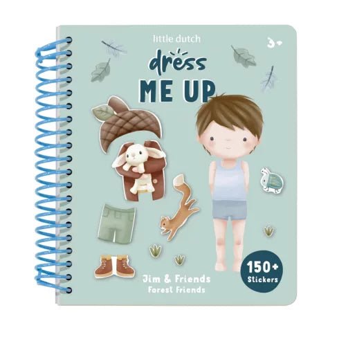 Little Dutch® Öltöztess fel matricás füzet - Forest Friends - Little Dutch - Kreatív - OduStore