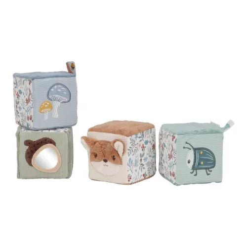 Little Dutch® Plüss kockák - Forest Friends - Little Dutch - Készségfejlesztők - OduStore