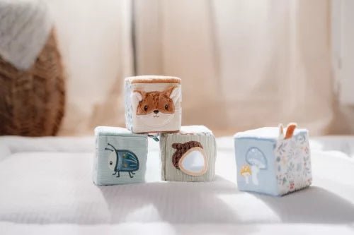 Little Dutch® Plüss kockák - Forest Friends - Little Dutch - Készségfejlesztők - OduStore