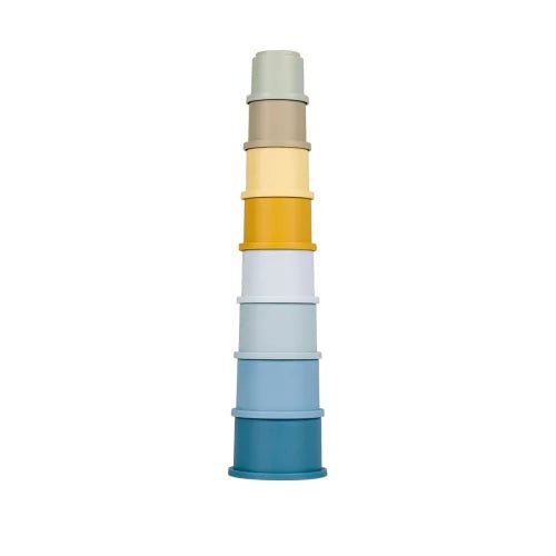 Little Dutch® Poharas toronyépítő - Kék - Little Dutch - Készségfejlesztők - OduStore