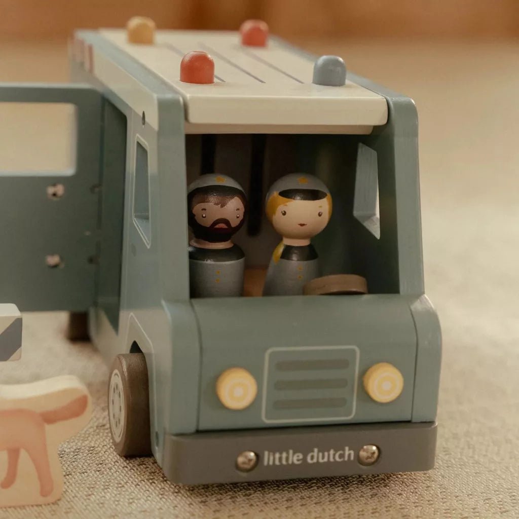 Little Dutch® Rendőr autó kiegészítőkkel - Little Dutch - Gyerekjátékok
