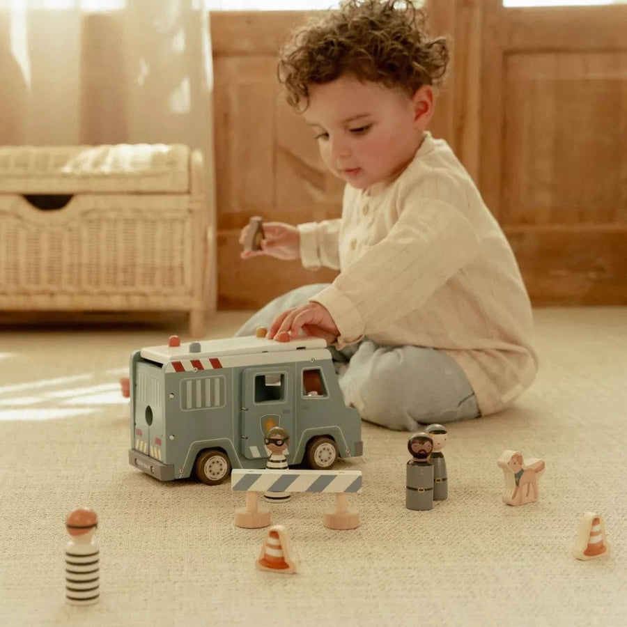 Little Dutch® Rendőr autó kiegészítőkkel - Little Dutch - Gyerekjátékok