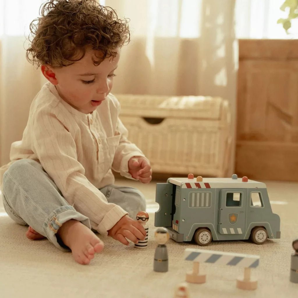 Little Dutch® Rendőr autó kiegészítőkkel - Little Dutch - Gyerekjátékok