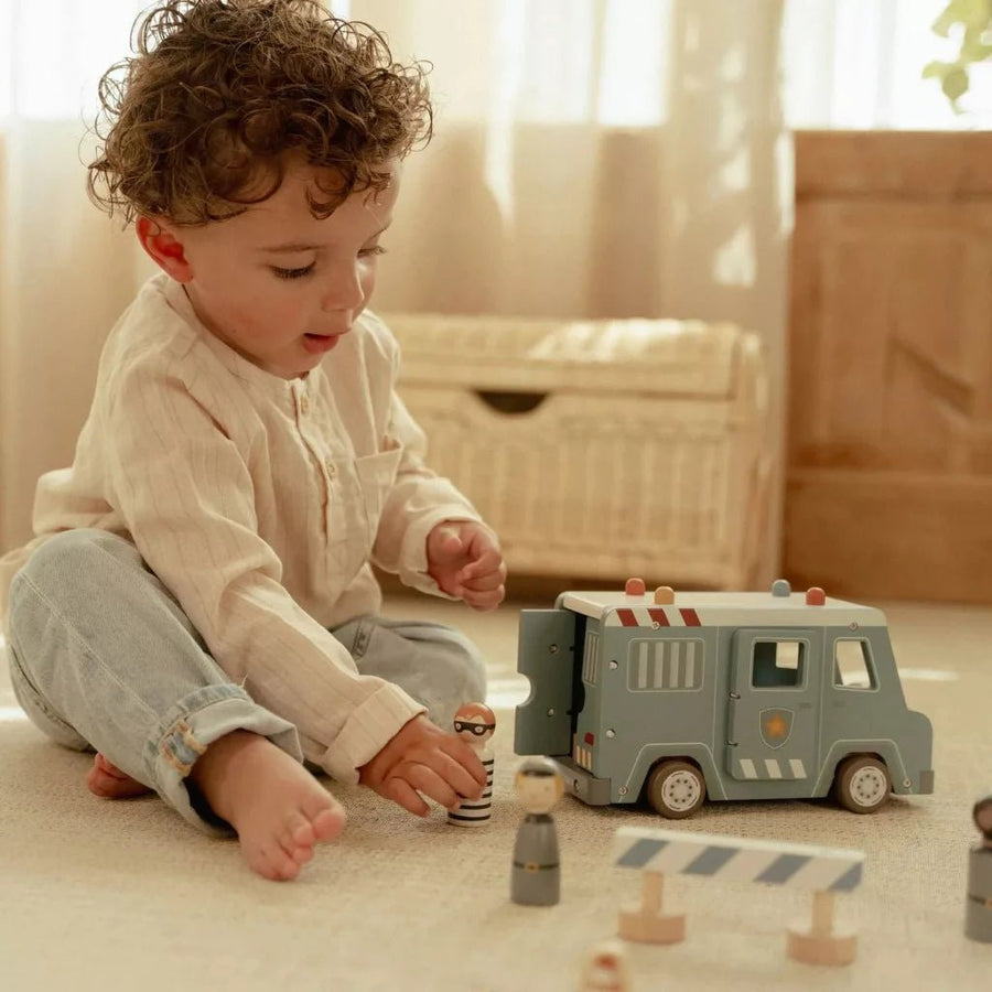 Little Dutch® Rendőr autó kiegészítőkkel - Little Dutch - Gyerekjátékok
