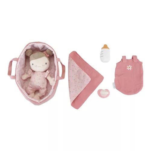 Little Dutch® Rosa baba mózeskosárban - Little Dutch - Gyerekjátékok - OduStore