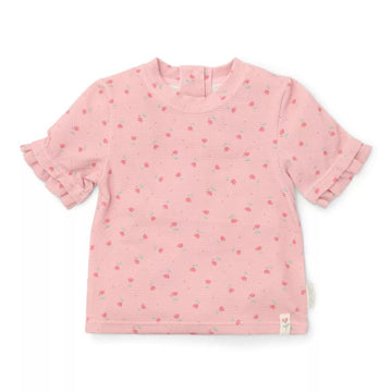 Little Dutch® Rövid ujjú úszó póló - Sunny Flowers Blush - Little Dutch - Nyári kellékek - OduStore