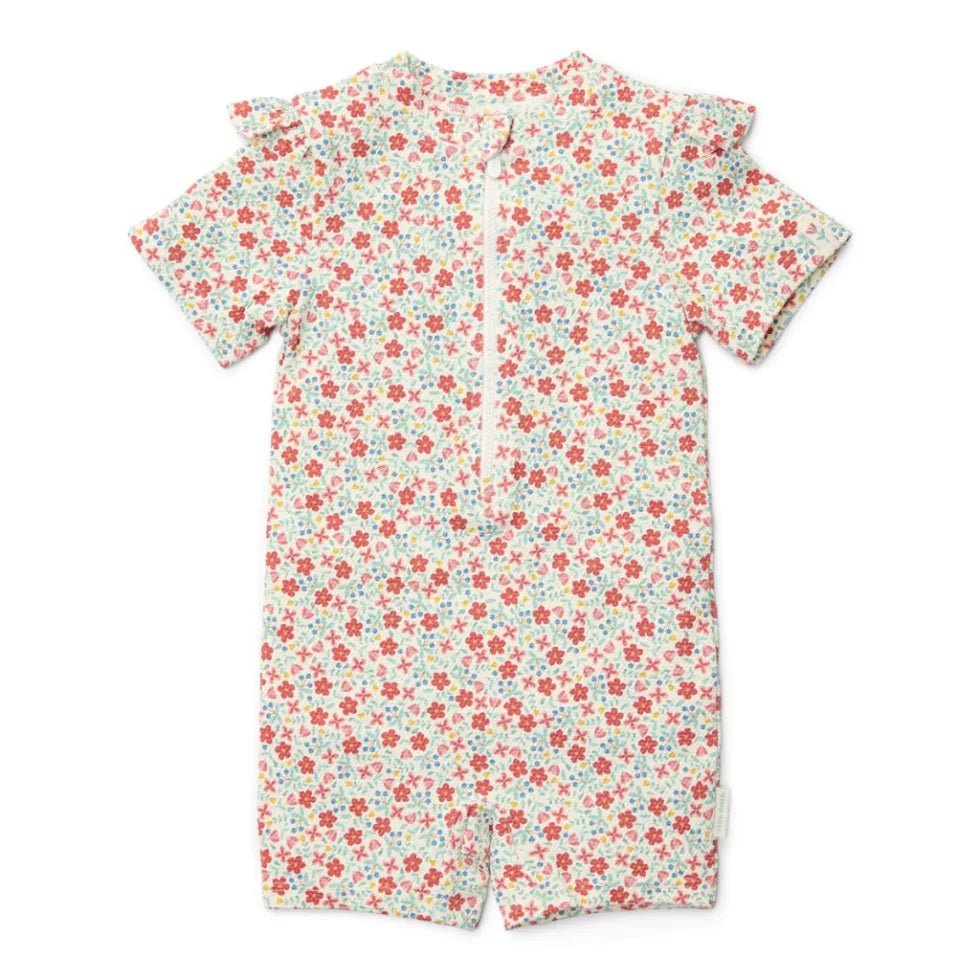 Little Dutch® Rövid ujjú úszóoverál - Sunny Flowers Multi - colour - Little Dutch - Nyári kellékek - OduStore