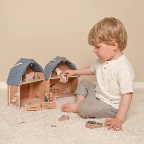 Little Dutch® Szétnyitható istálló - Little Farm - Little Dutch - Készségfejlesztők - OduStore