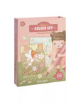 Little Dutch Színező könyv kiegészítőkkel - Rosa Fairy Garden - OduStore - Kreatív