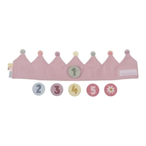 Little Dutch® Születésnapi korona számokkal - pink - Little Dutch - Ünnepi kellékek - OduStore