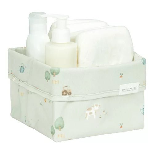 Little Dutch® Tároló doboz 15x15cm - Little Farm - Little Dutch - Textil - OduStore