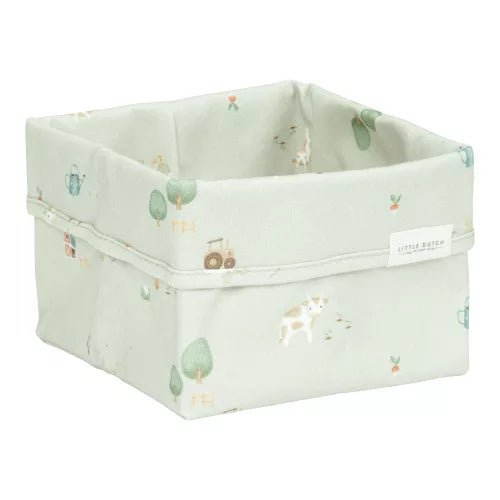 Little Dutch® Tároló doboz 15x15cm - Little Farm - Little Dutch - Textil - OduStore