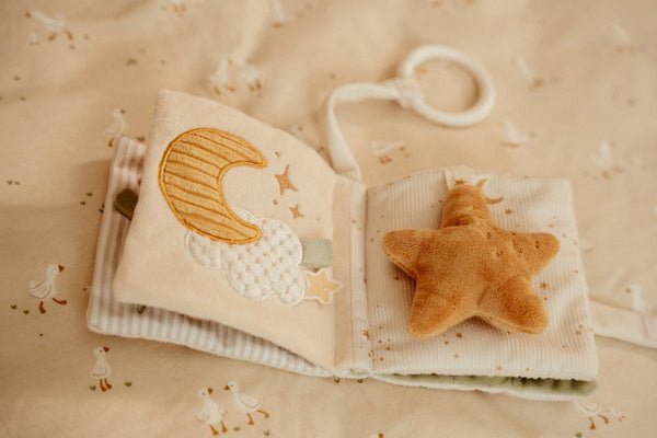 Little Dutch® Textil babakönyv kicsi - Newborn Naturals - Little Dutch - Babajátékok - OduStore