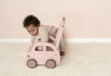 Little Dutch® Tolható pink autó - Little Dutch - Készségfejlesztők - OduStore