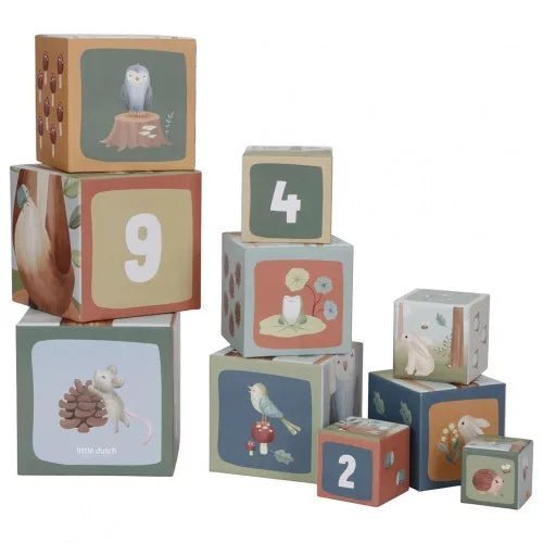 Little Dutch® Toronyépítő - Forest Friends - Little Dutch - Gyerekjátékok - OduStore