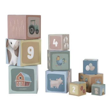Little Dutch® Toronyépítő - Little Farm - Little Dutch - Készségfejlesztők - OduStore