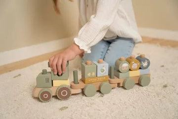 Little Dutch® Traktor építőelemekkel - Little Farm - Little Dutch - Készségfejlesztők - OduStore