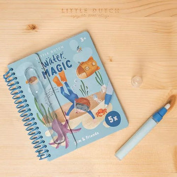 Little Dutch® Vízzel színező füzet - Jim és barátai - Little Dutch - Kreatív - OduStore