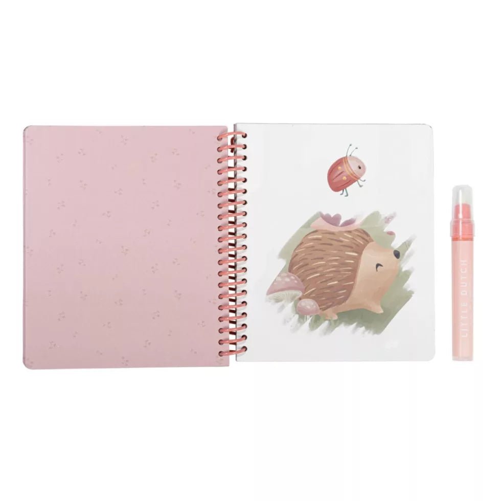 Little Dutch Vízzel színező füzet - Rosa Fairy Garden - Little Dutch - Kreatív