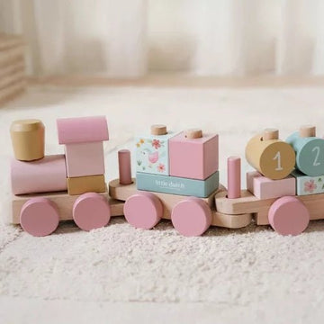 Little Dutch® Vonat építőelemekkel - Fairy Garden - Little Dutch - Készségfejlesztők - OduStore