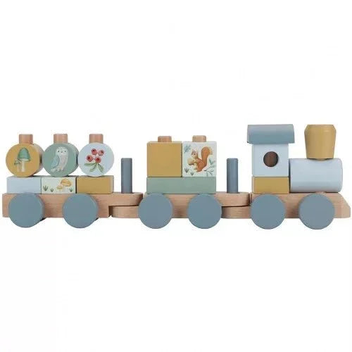 Little Dutch® Vonat építőelemekkel - Forest Friends - Little Dutch - Készségfejlesztők - OduStore