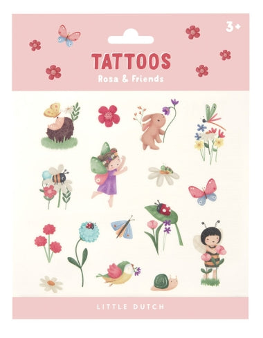 Little Dutch® Tetováló matricák - Rosa és barátai