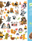 Djeco Matricák - Bundás barátok - Fluffy friends