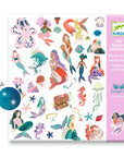 Djeco Matricák - Csillogó sellők - Sparkly mermaids