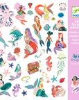 Djeco Matricák - Csillogó sellők - Sparkly mermaids
