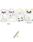 Djeco Surprise Coloring - Domestic Animals - Domestic animals