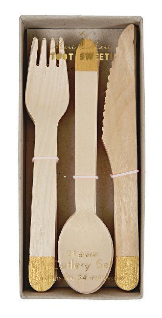 Meri Meri® Arany fa evőeszköz szett - Meri Meri - Ünnepi kellékek