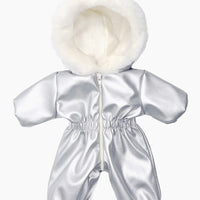 Minikane® Játékbaba síoverál - Gigi silver ski suit