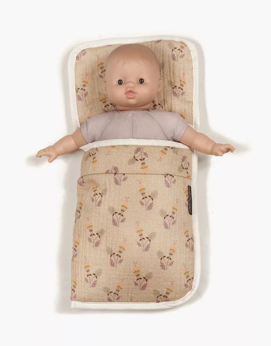 Minikane® Pólya - Sac de couchage Fleurs d’Avril - Minikane - Játékbabák - OduStore